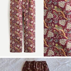 J. Crew Collection - Pull-on Silk-twill Pant in Jungle Cat Print